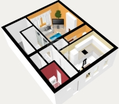 Kismaros Wohnung (Ziegel) 2