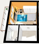 Kismaros Wohnung (Ziegel) 2